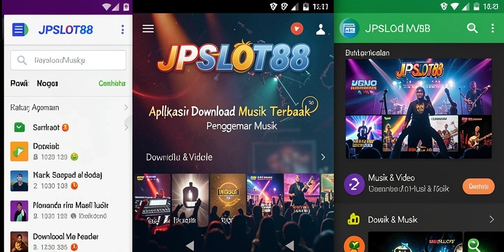 Antarmuka JPSLOT88 yang memudahkan Download Musik dengan cepat.