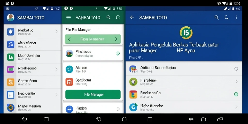 Tampilan antarmuka SAMBALTOTO yang user-friendly untuk pengelolaan file yang efektif.