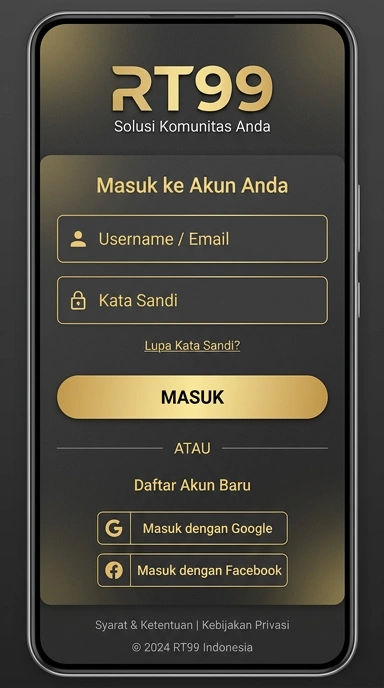 Panduan Masuk Akun rt99 untuk Pengguna Android